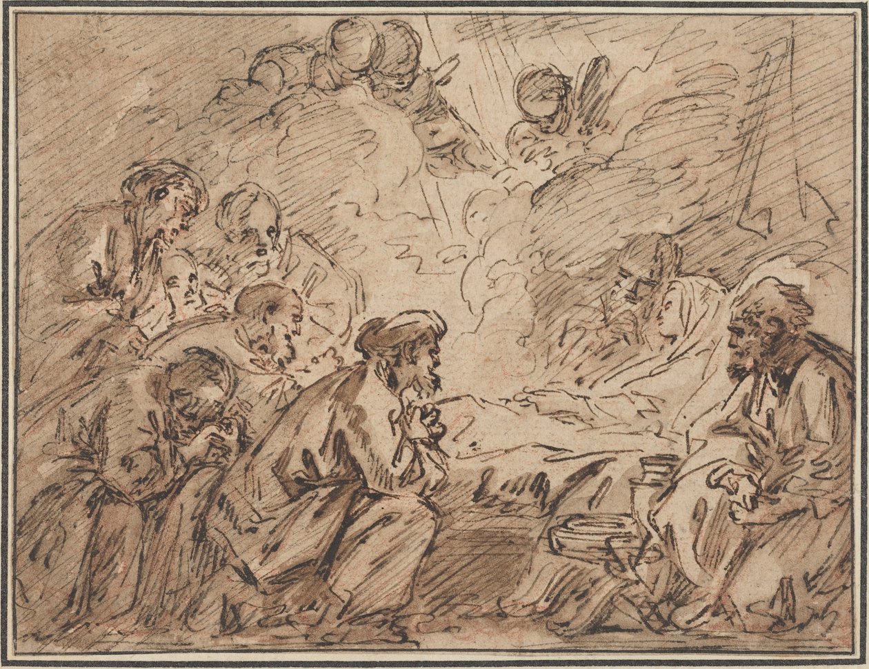 De dood van de Maagd door François Boucher