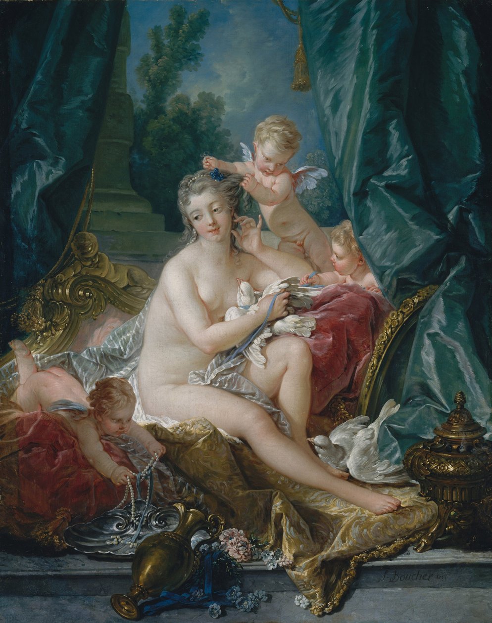 De toilet van Venus door François Boucher