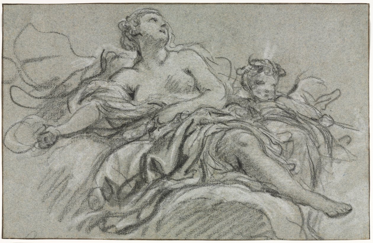Venus en Cupido door François Boucher