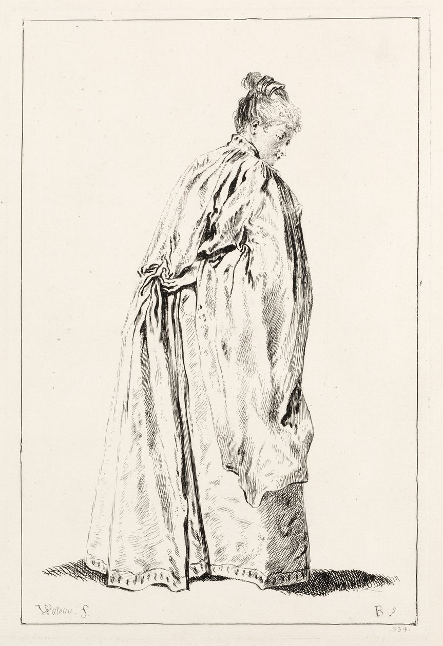 Staande Vrouw door François Boucher