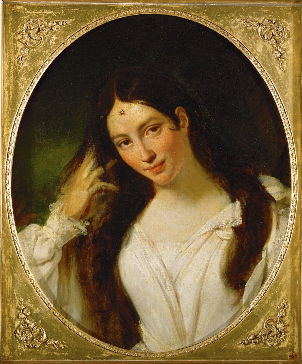 De zangeres Maria de la Felicidad Garcia, genaamd Malibran, als Desdemona ... - De zangeres Maria de la Felicidad Garcia, genaamd Malibran, als Desdemona ... door Francois Bouchot