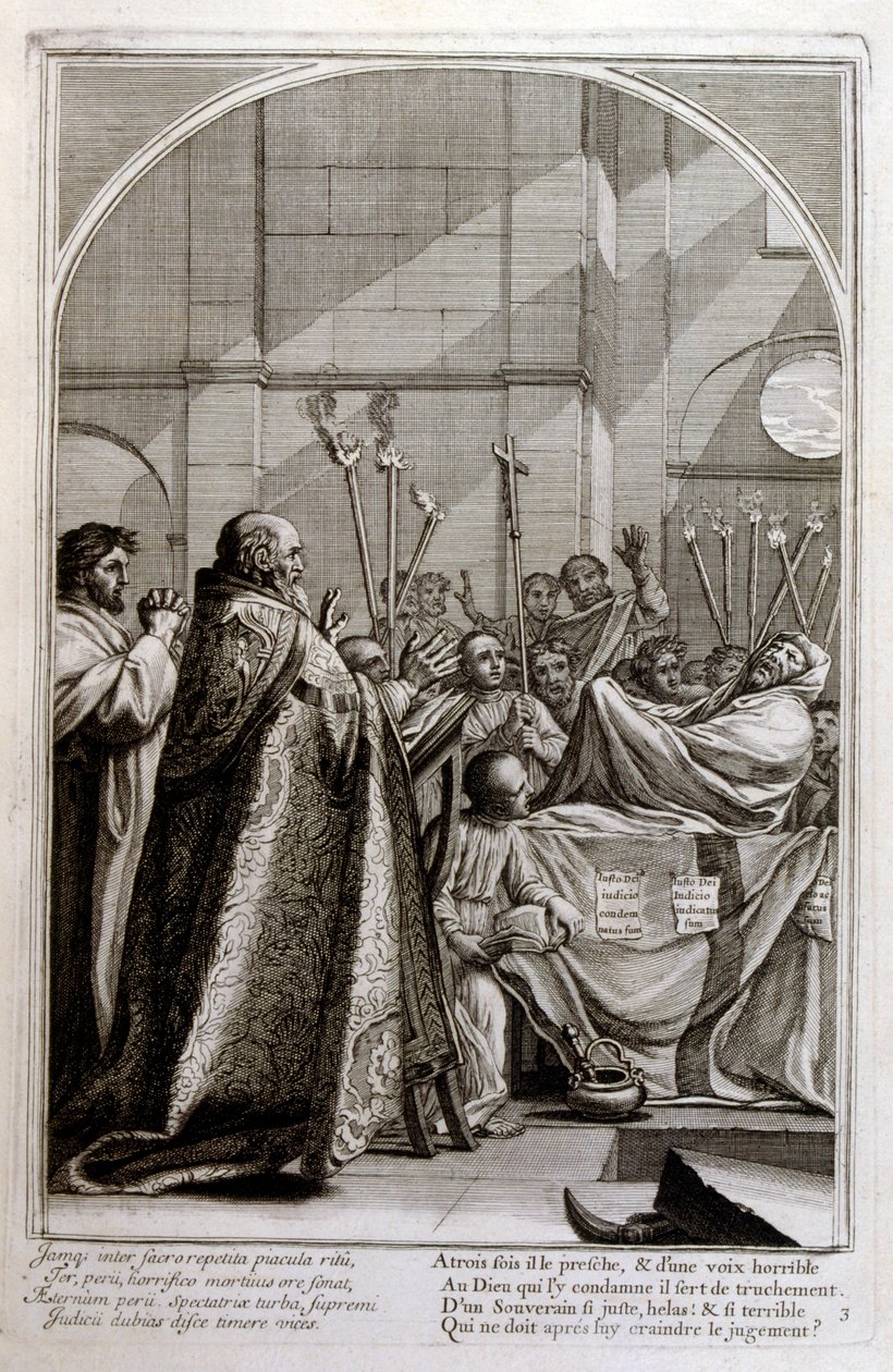 Gravure door Francois Chauveau 1680 