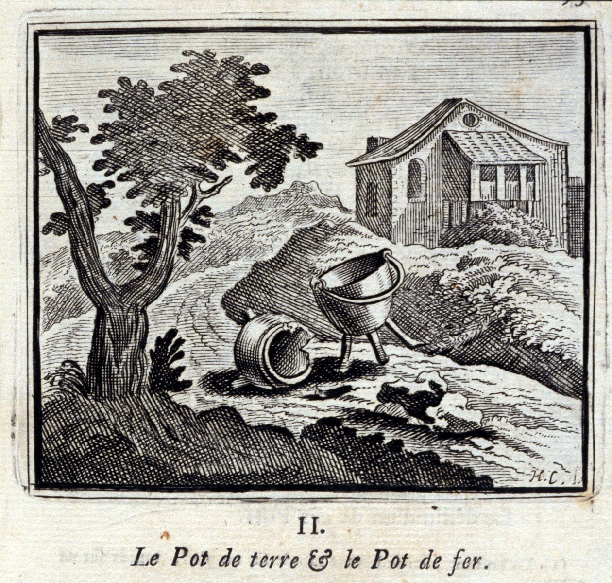 De Aarden Pot en de IJzeren Pot door Francois Chauveau
