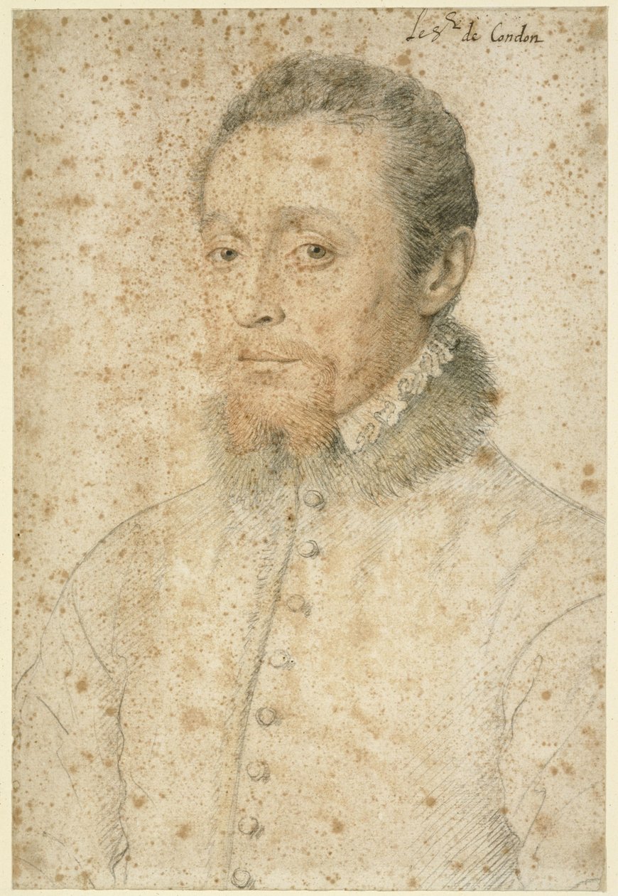 Portret van Charles de Pisseleu, bisschop van Condom door François Clouet