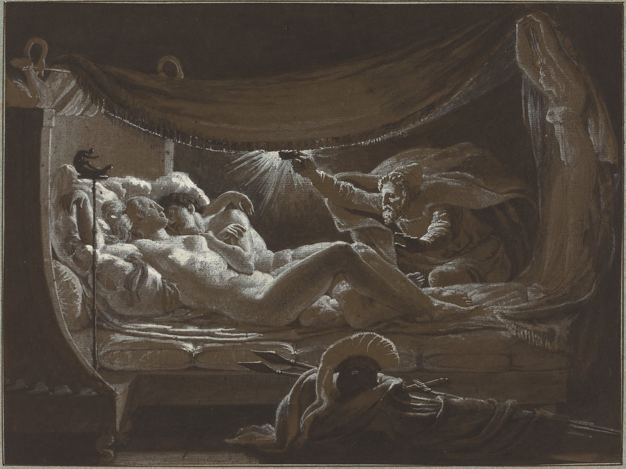 Vulcanus Ontdekt Venus en Mars door Francois Edouard Picot