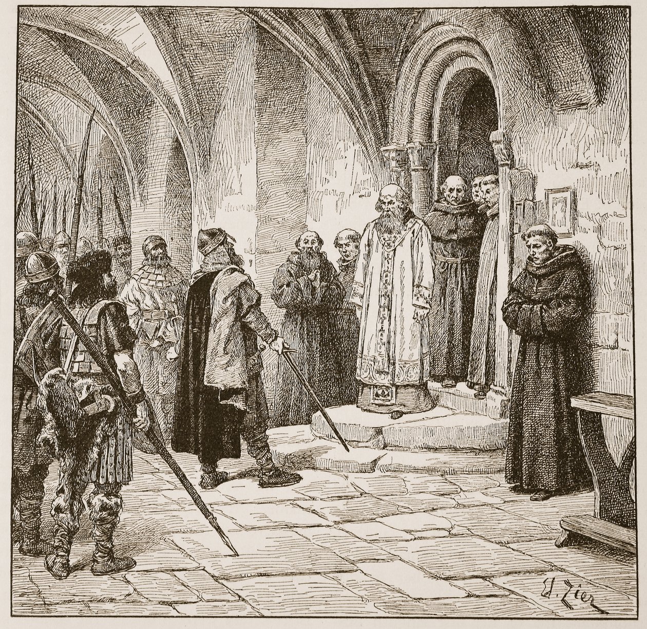 Swein eist losgeld, illustratie uit 