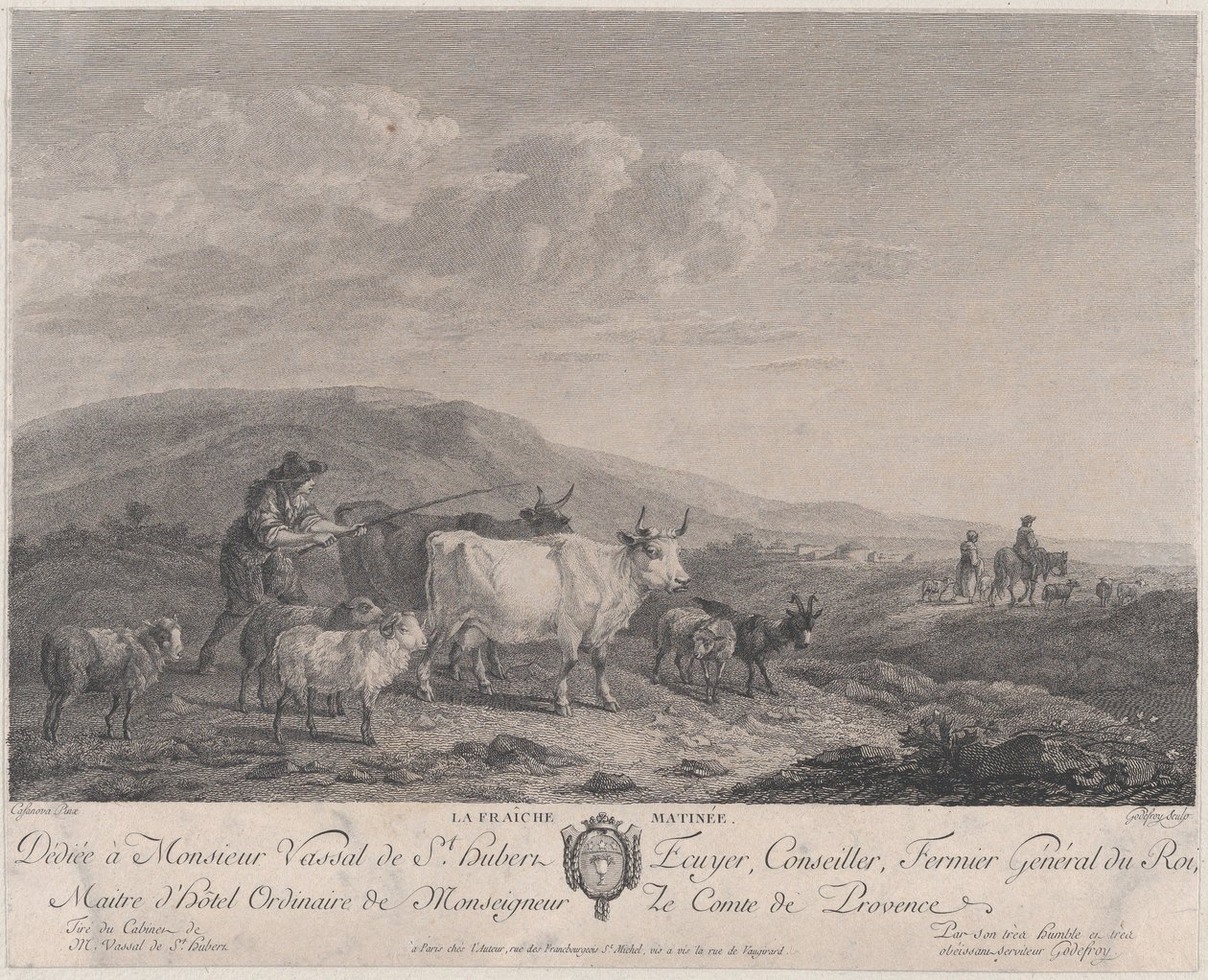 De frisse ochtend door Francois Godefroy