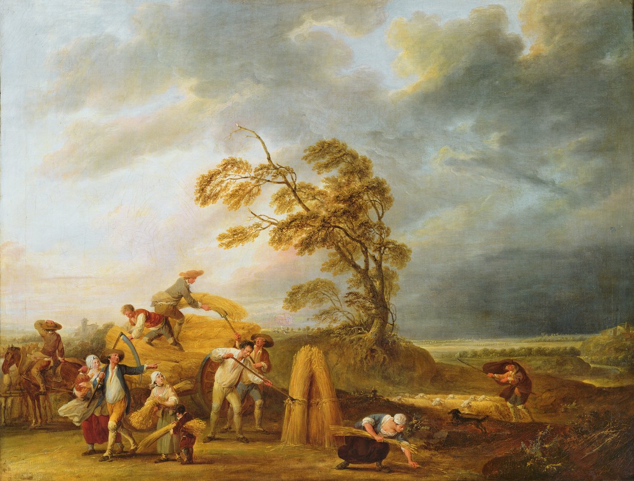 De Vier Uren van de Dag: Vespers, 1771 door Francois Louis Joseph Watteau