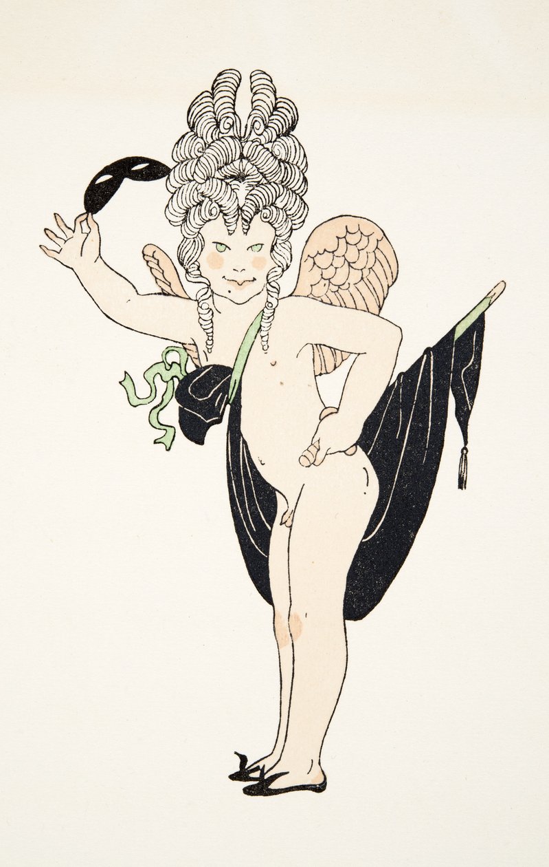 Cherub uit Personages de Comedie, uitgegeven 1922 door Francois Louis Schmied
