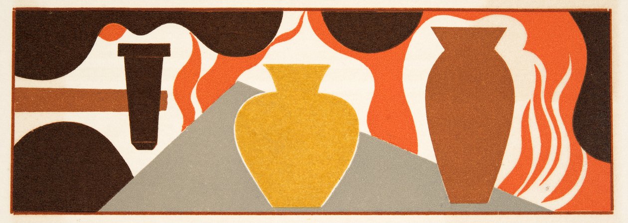 Grafische illustratie uit Prométhée Enchaîné van Aeschylus, uitgegeven 1941 door Francois Louis Schmied