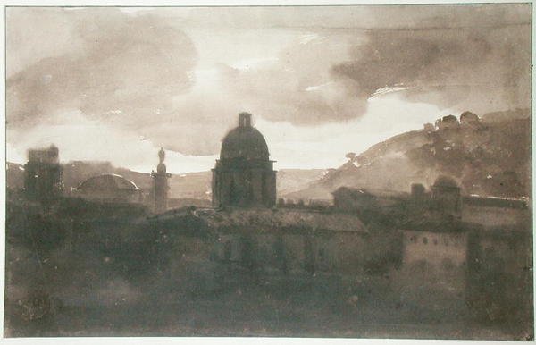 Uitzicht op Rome vanaf Santa Trinita dei Monti door Francois-Marius Granet