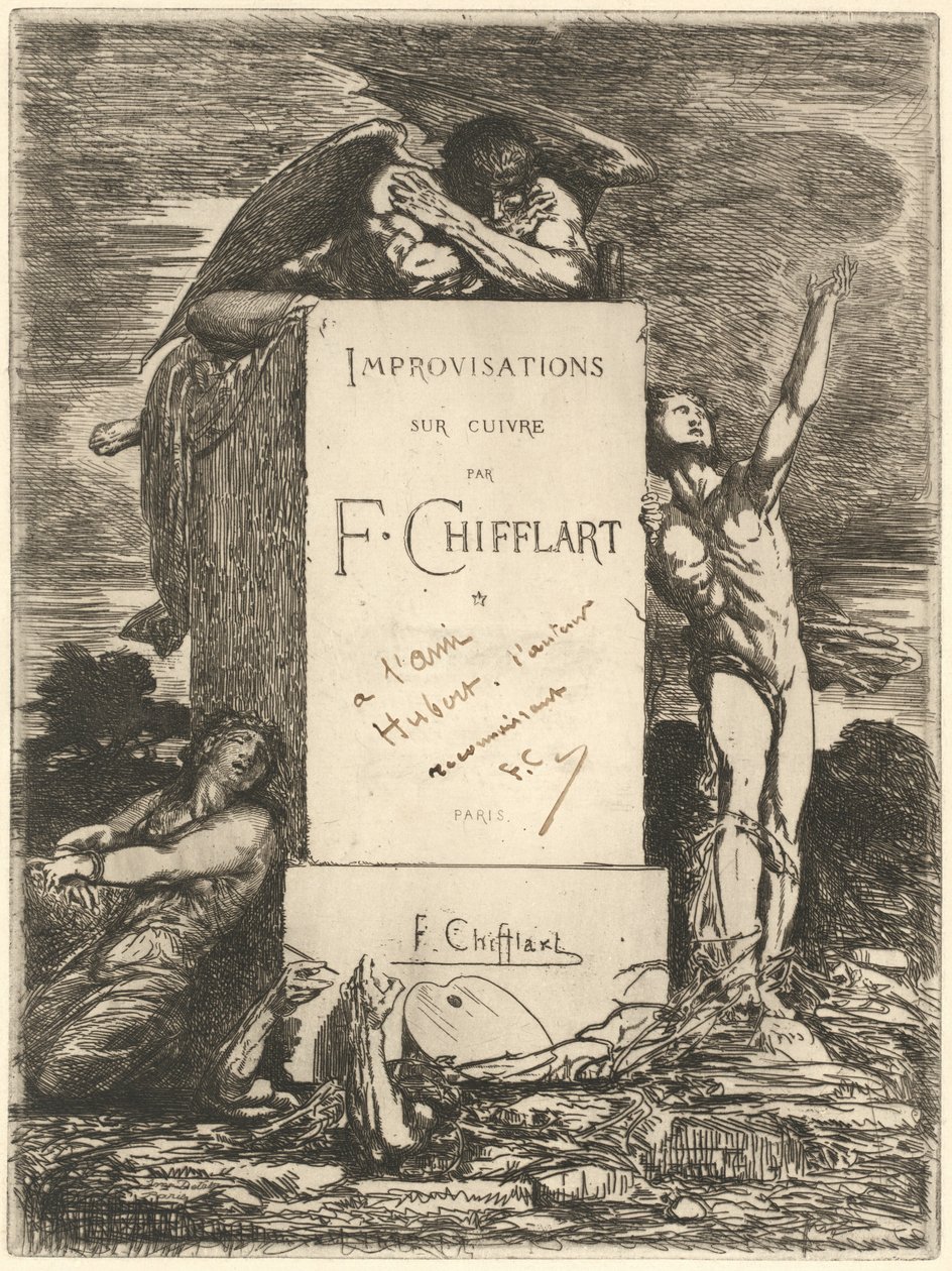 Frontispice door Francois Nicolas Chifflart