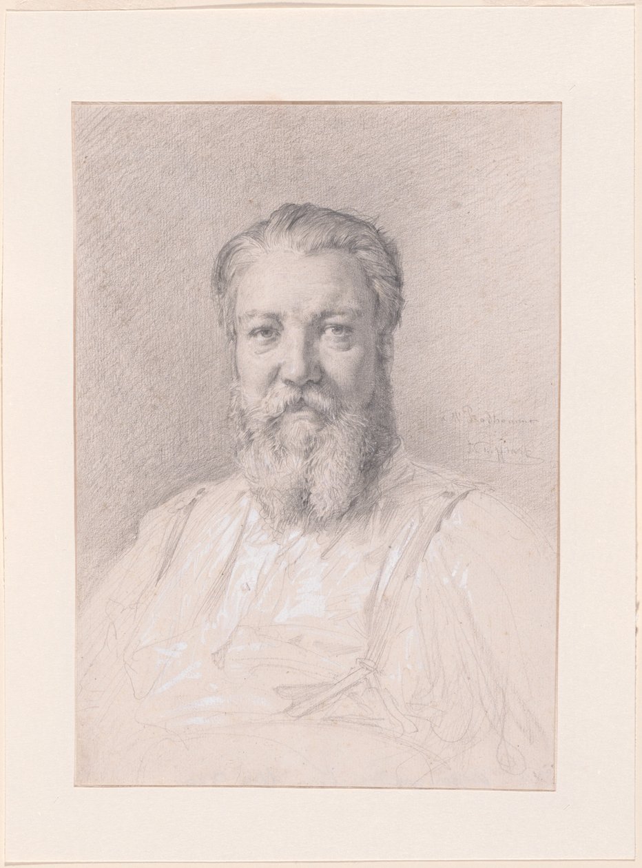 René François Armand Prudhomme door Francois Nicolas Chifflart