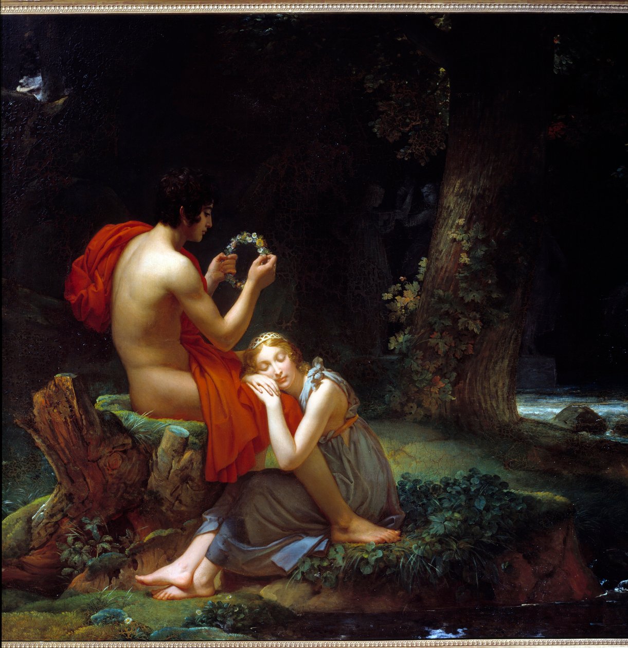 Daphnis en Chloe door Baron François Pascal Simon Gérard
