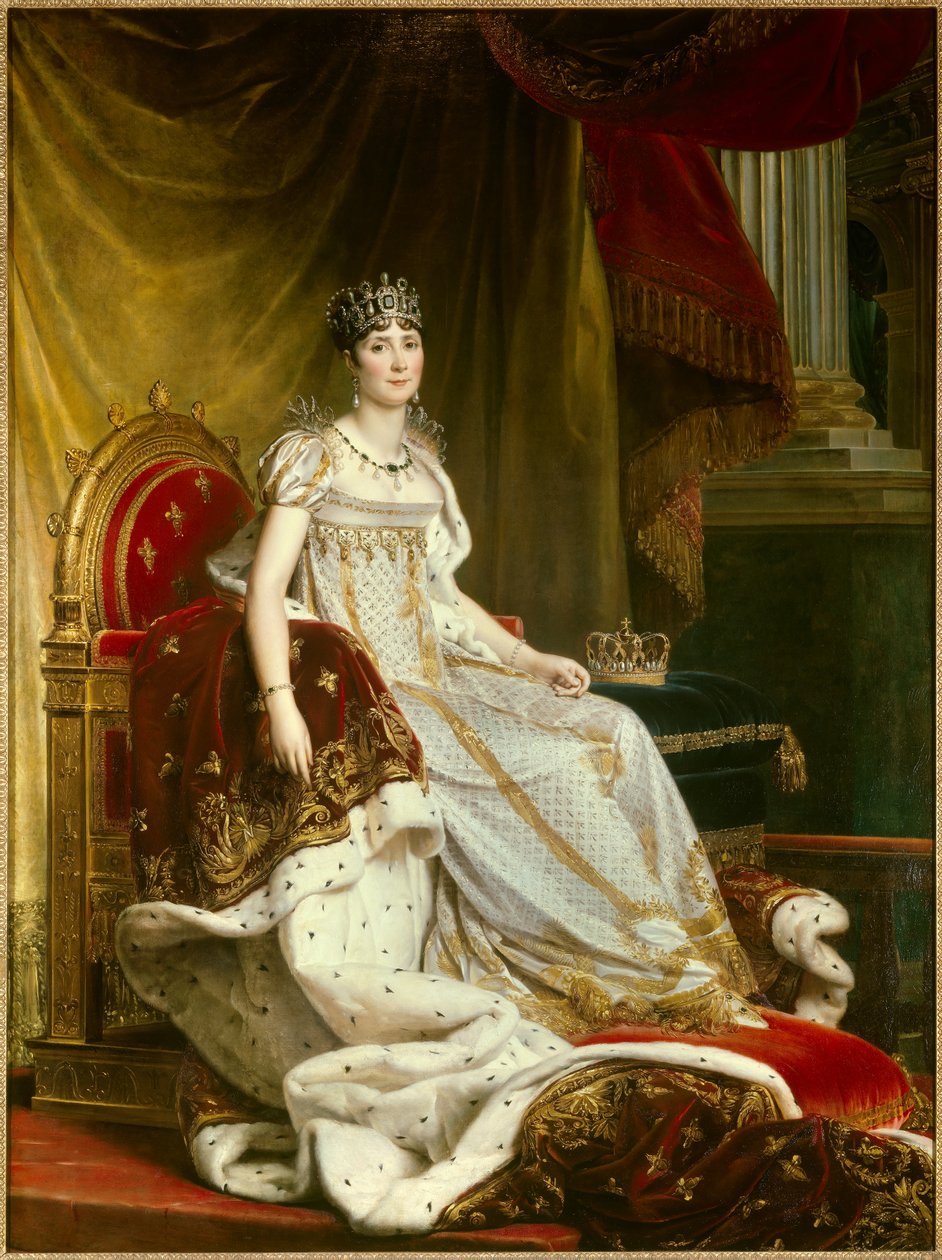 Portret van keizerin Josephine de Beauharnais (1763-1814) in haar kroningskostuum door Baron François Pascal Simon Gérard