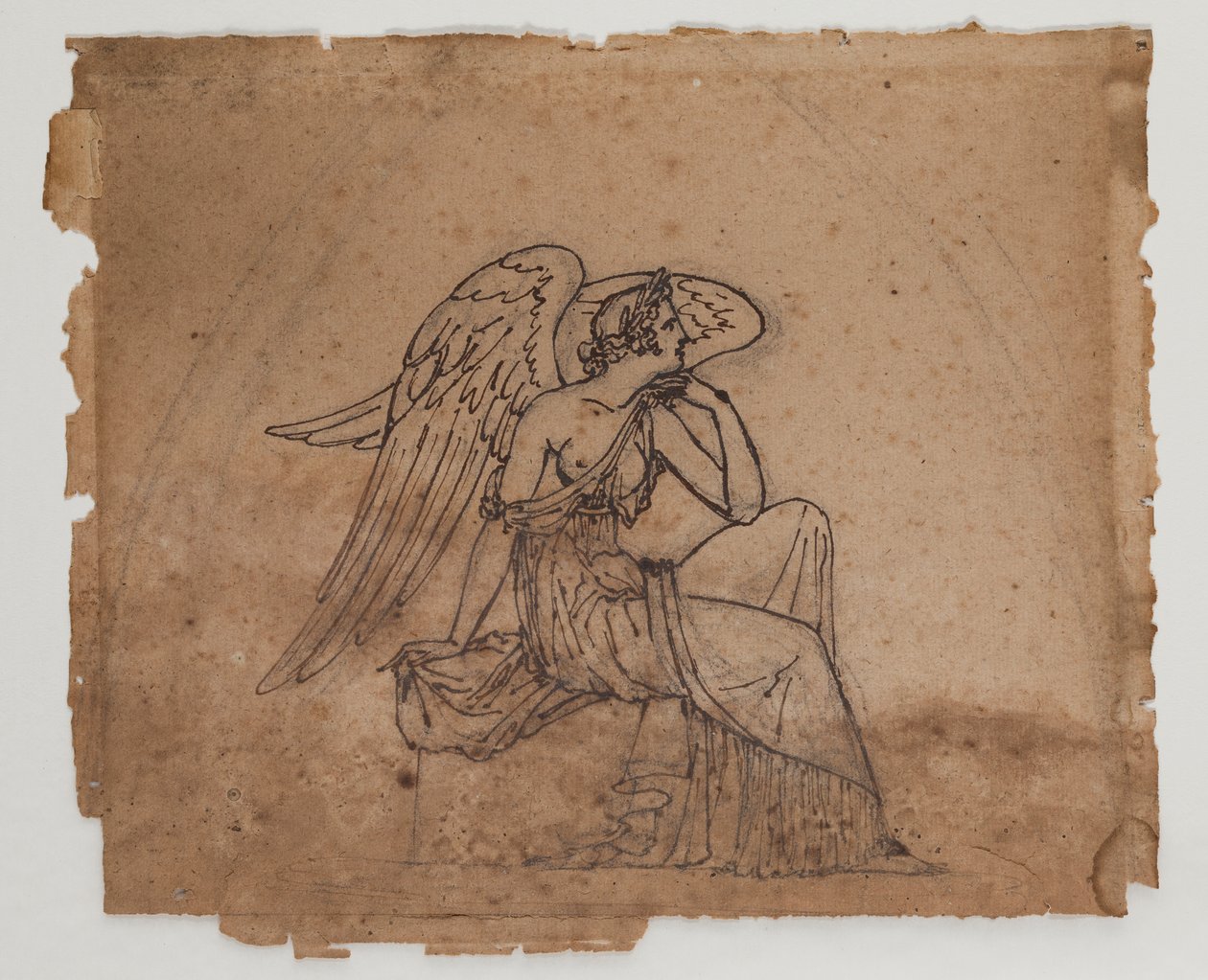 Allegorische figuur, ca. 1825 door Francois Rude