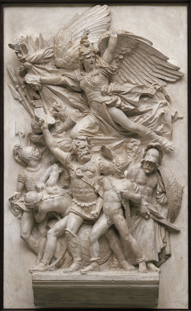 Vertrek van de vrijwilligers van 1792 (De Marseillaise) ca. 1835 door Francois Rude