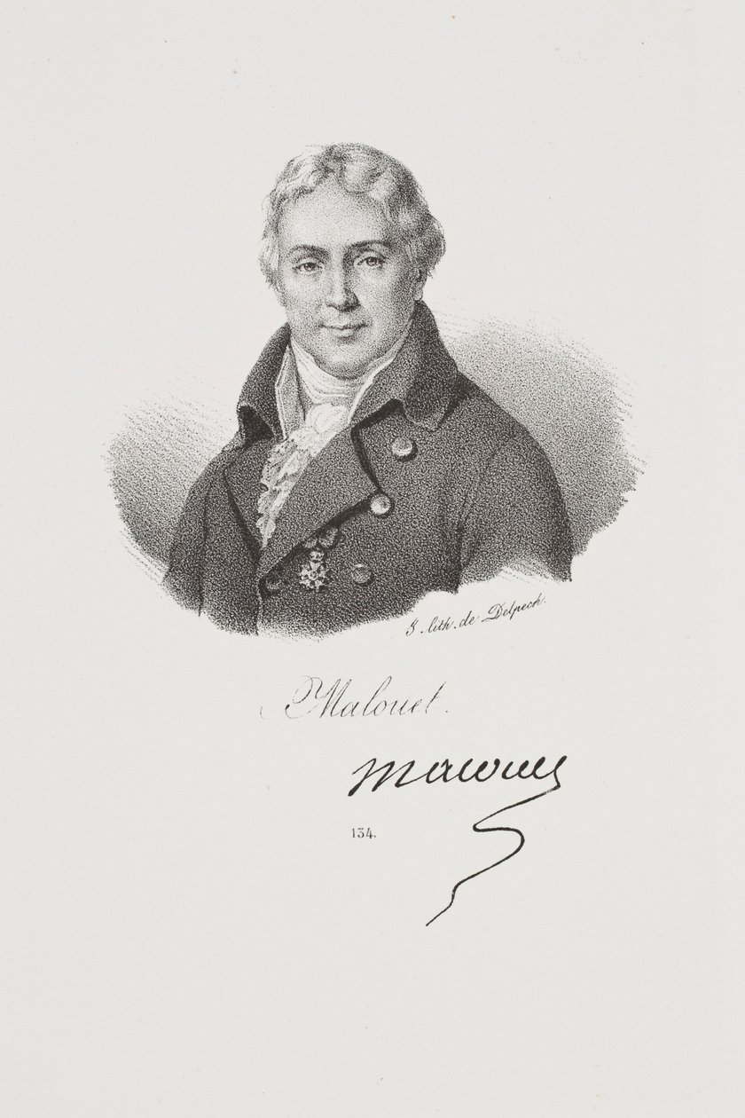 Portret van Pierre-Victor Malouët door Francois Seraphin Delpech