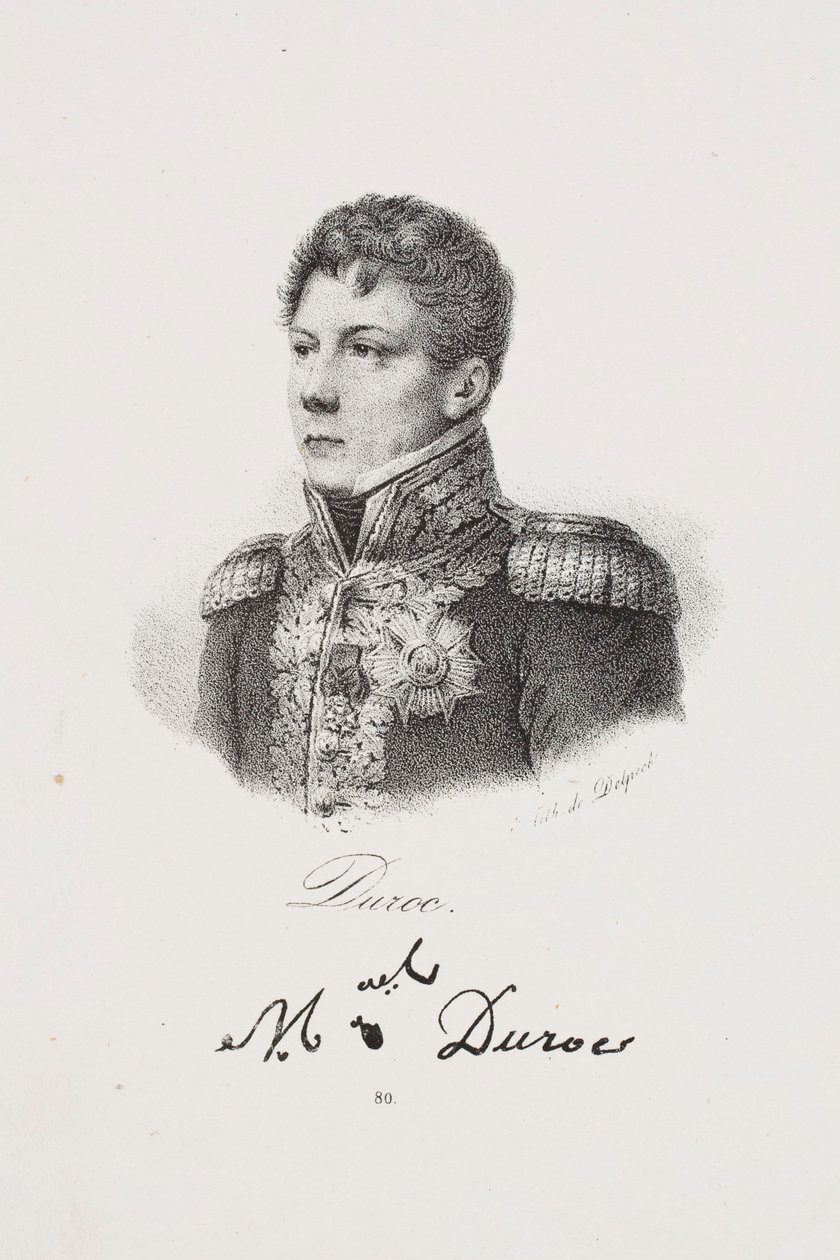 Portret van generaal Géraud Christophe Michel Duroc door Francois Seraphin Delpech