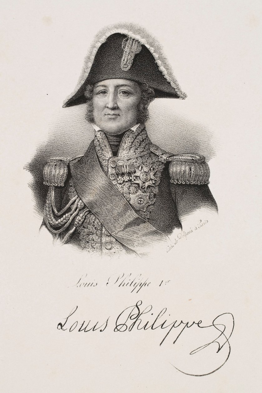 Portret van koning Louis-Philippe door Francois Seraphin Delpech