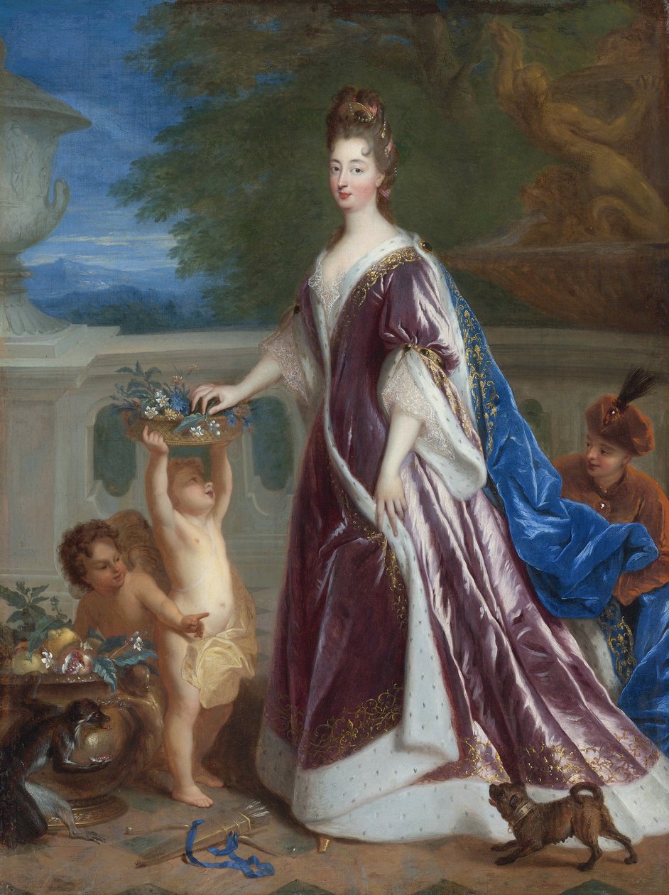 Portret van Elisabeth-Charlotte van Beieren (1652-1722) door Francois de Troy