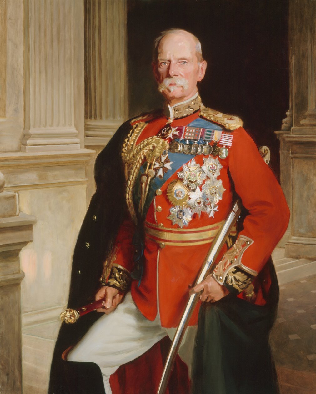 Veldmaarschalk Lord Roberts van Kandahar, Pretoria en Waterford (1832-1914) 1917 door Frank Markham Skipworth