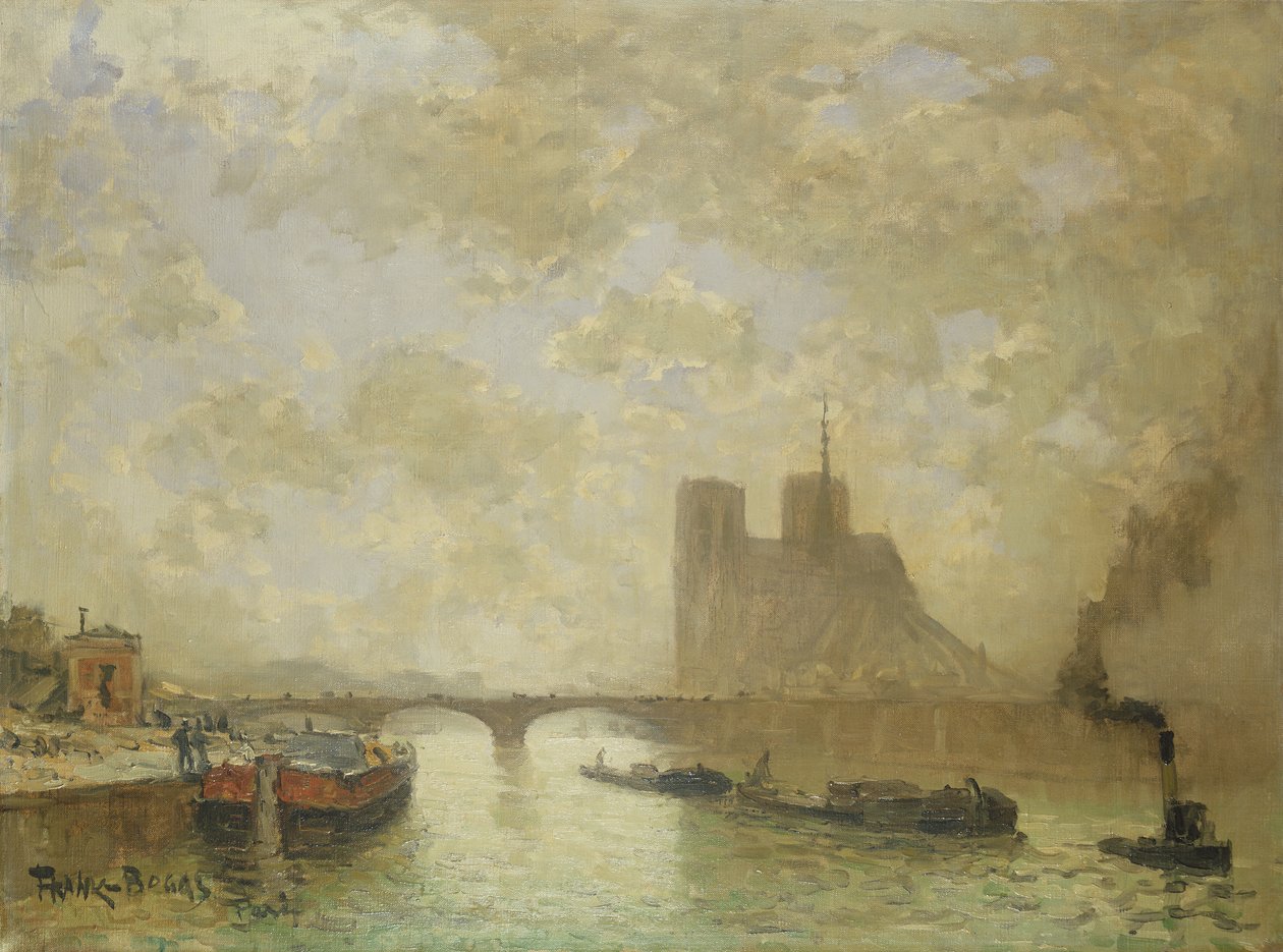 Notre Dame, Parijs door Frank Myers Boggs