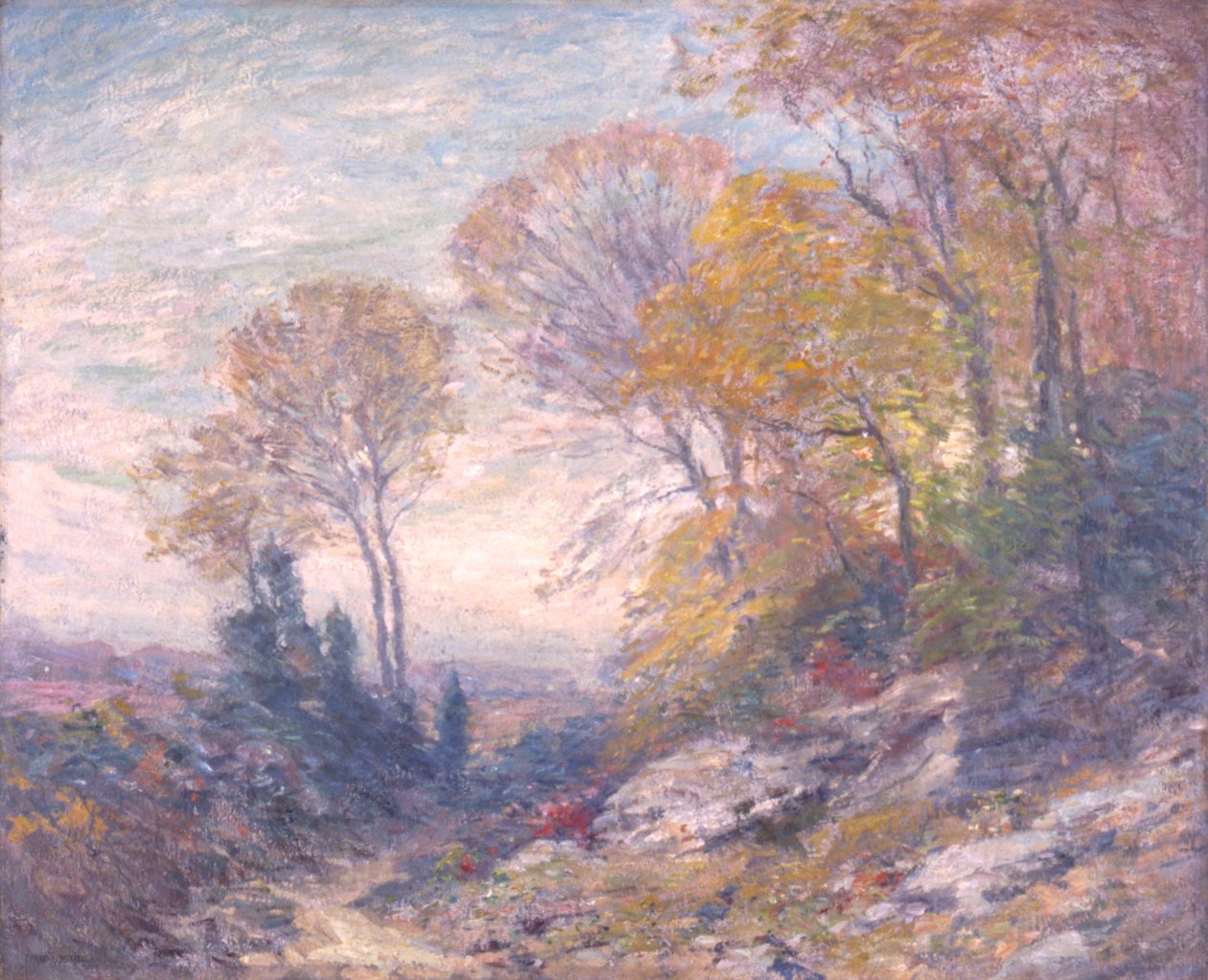 Oktoberochtend door Frank A. Bicknell