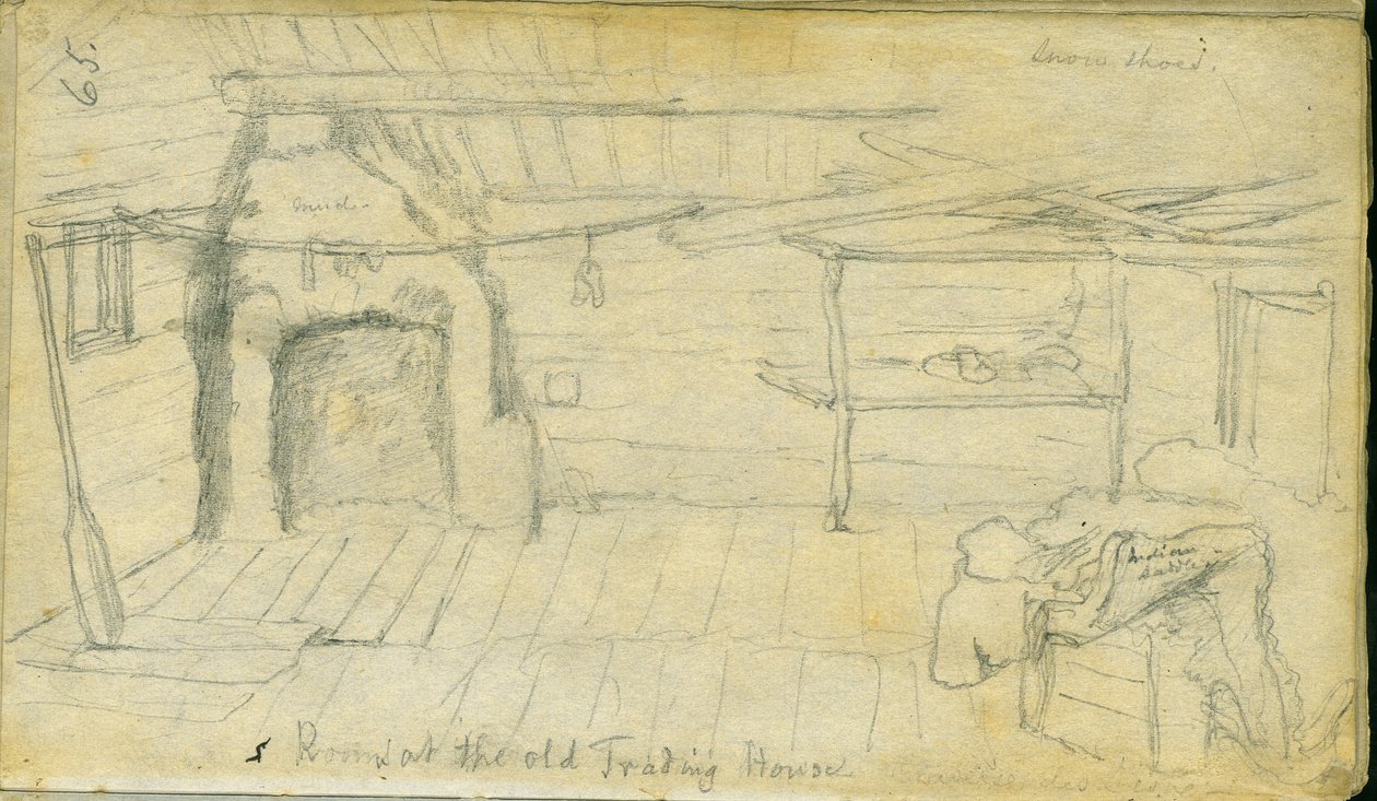 Kamer in het oude Handelshuis, 1851 door Frank Blackwell Mayer