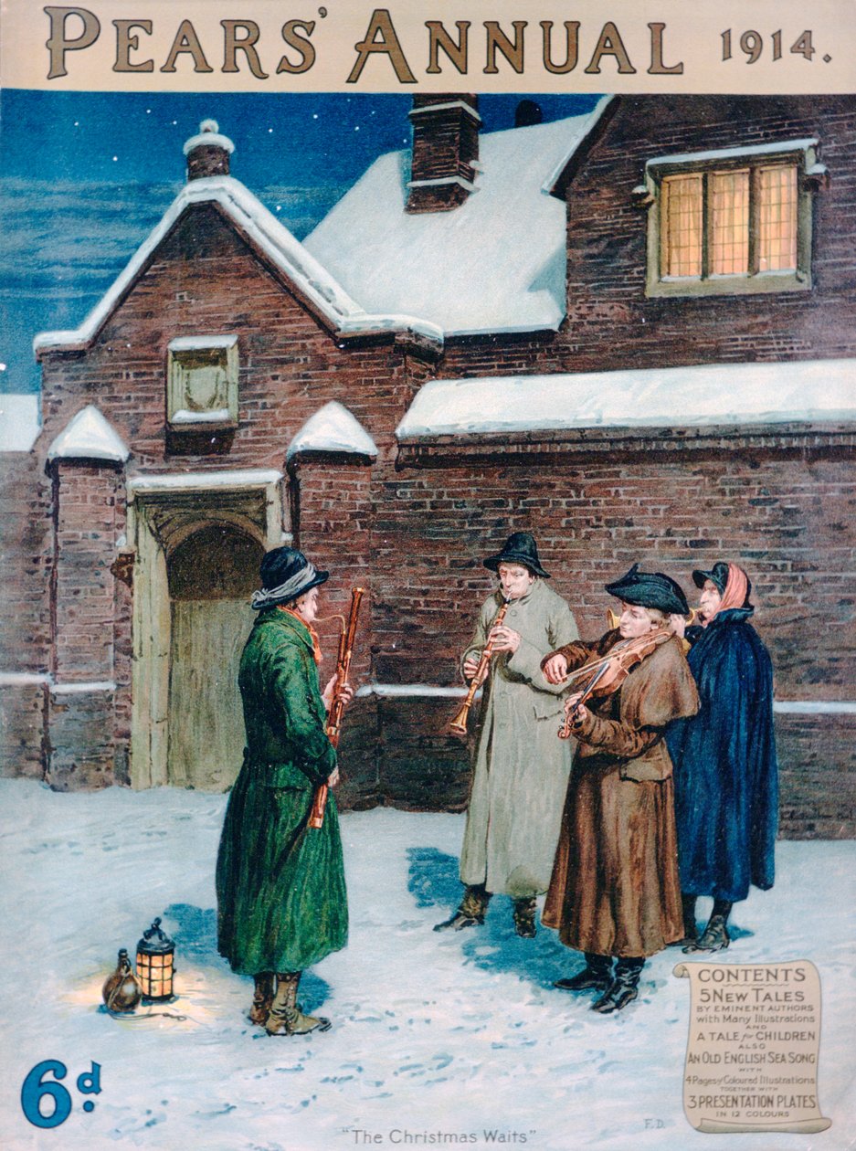 De Kerstwachters, omslag van Pears Annual, 1914 door Frank Dadd