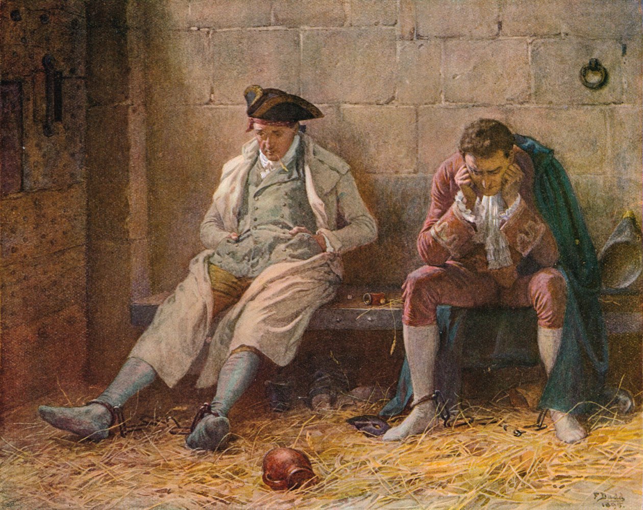 Zij die in zonde zwemmen moeten in verdriet zinken, 1895 door Frank Dadd