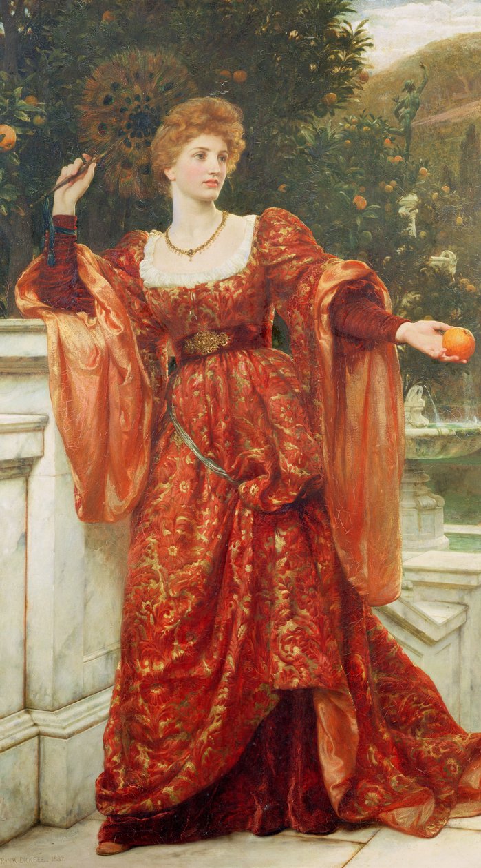 Hesperia, 1887 door Frank Dicksee