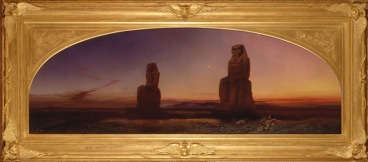 Het kolossale paar, Thebe door Frank Dillon