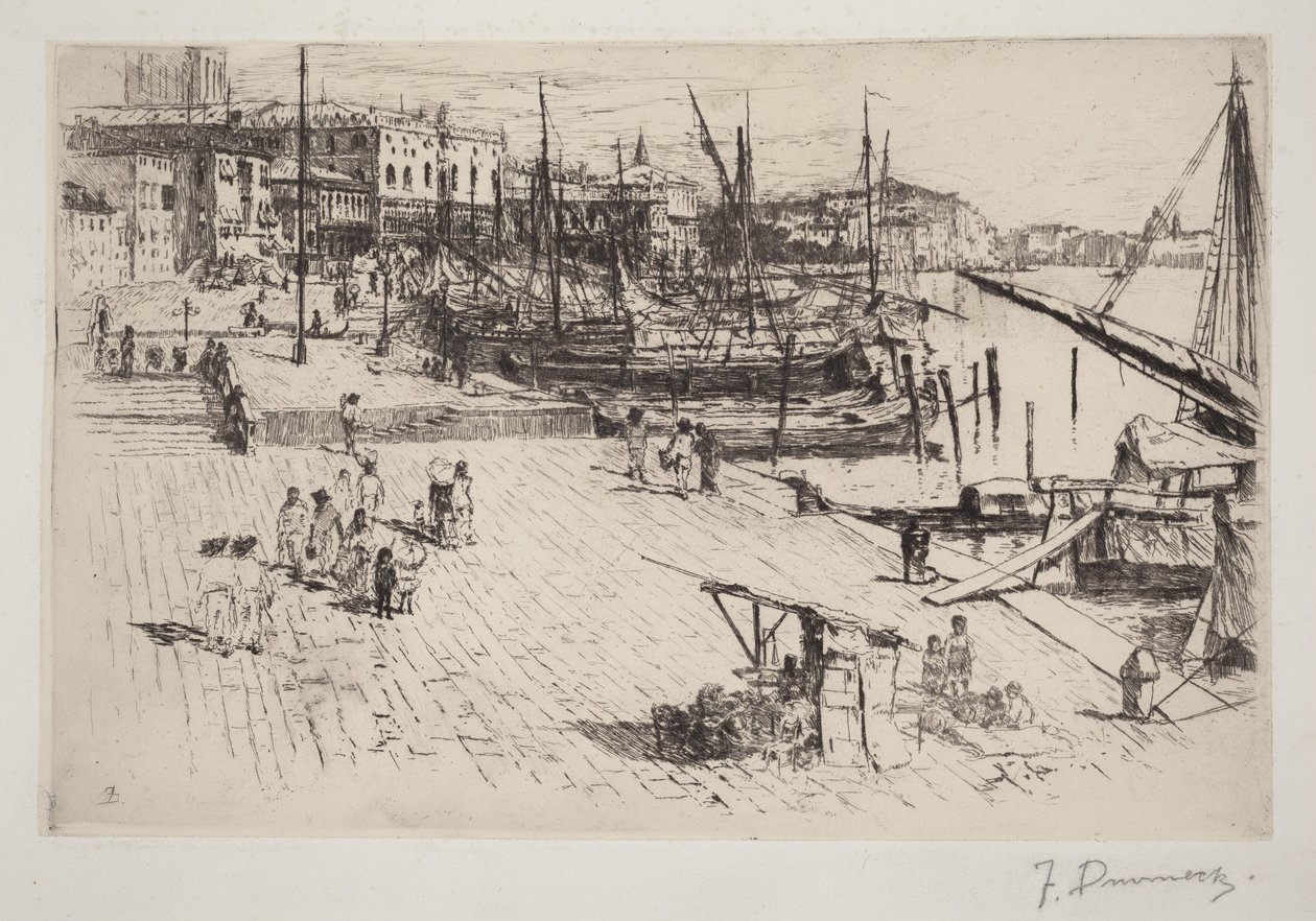 Riva degli Schiavoni, nr. 1 door Frank Duveneck
