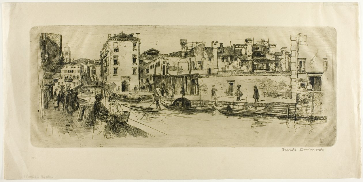 San Trovasso-kanaal door Frank Duveneck