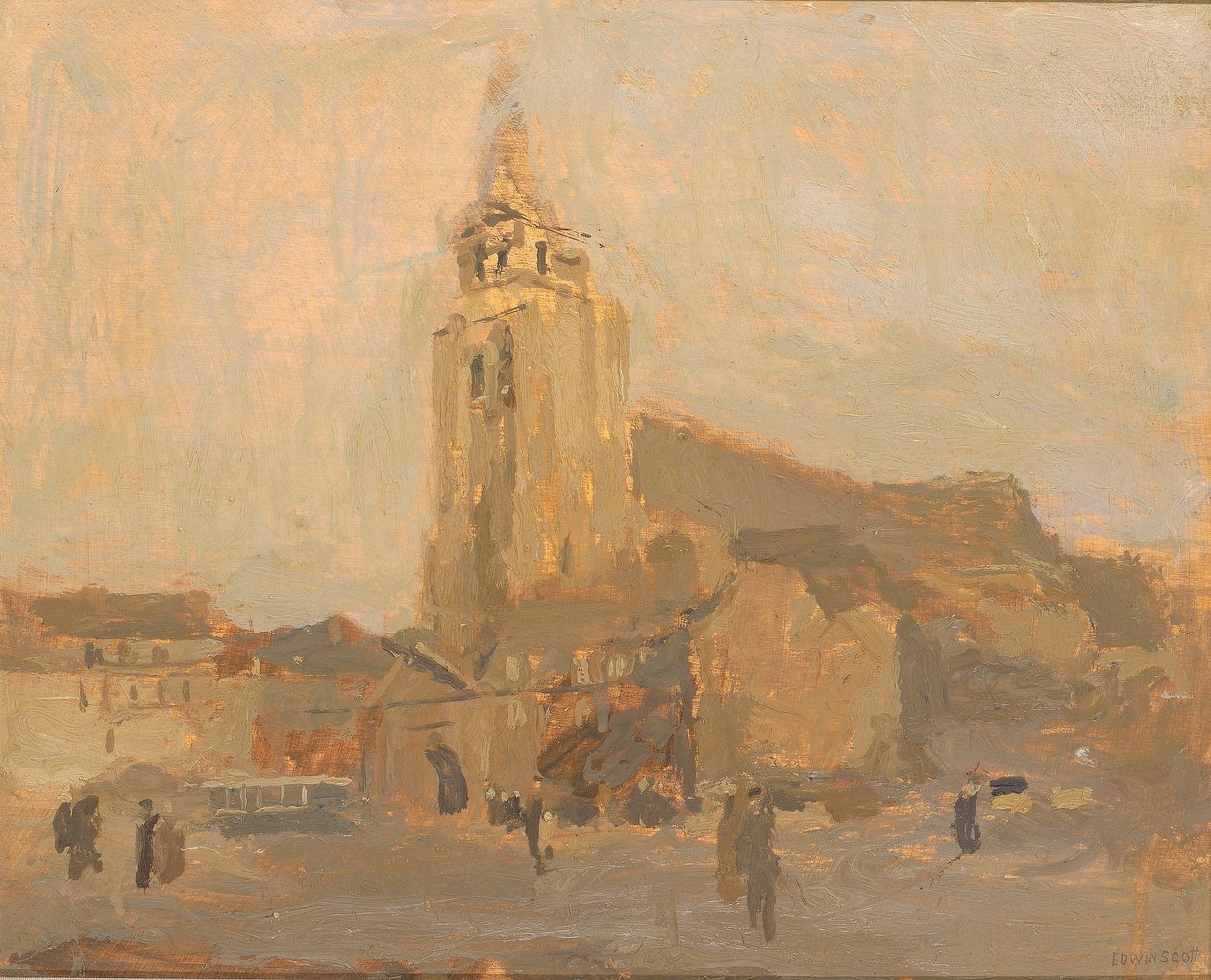 Kerk van Saint Merry door Frank Edwin Scott