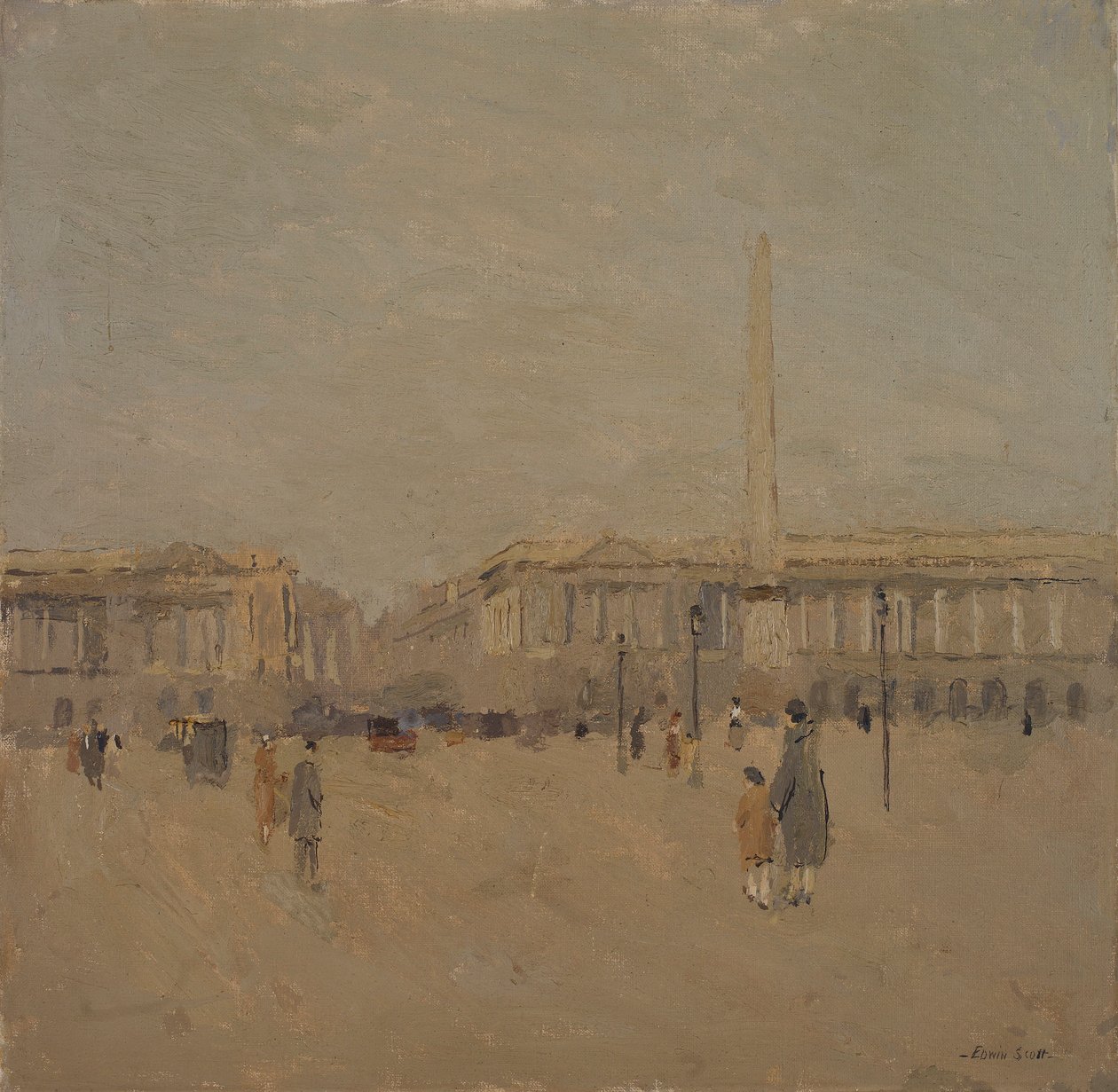 Place de la Concorde nr. II door Frank Edwin Scott
