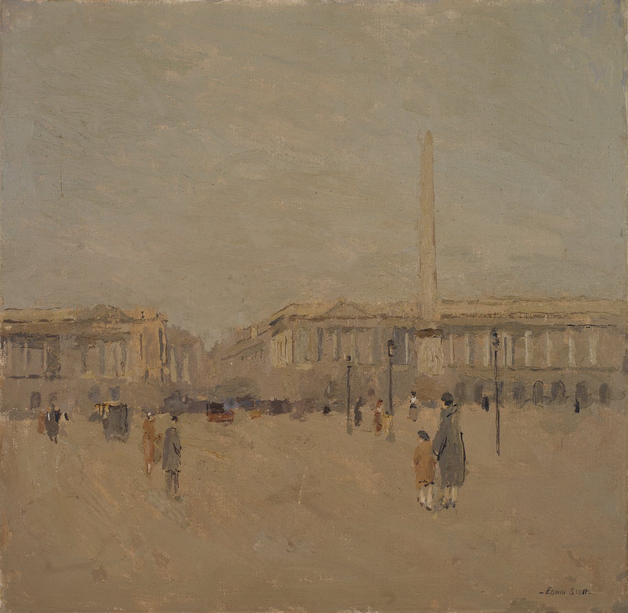 Place de la Concorde nr. II door Frank Edwin Scott