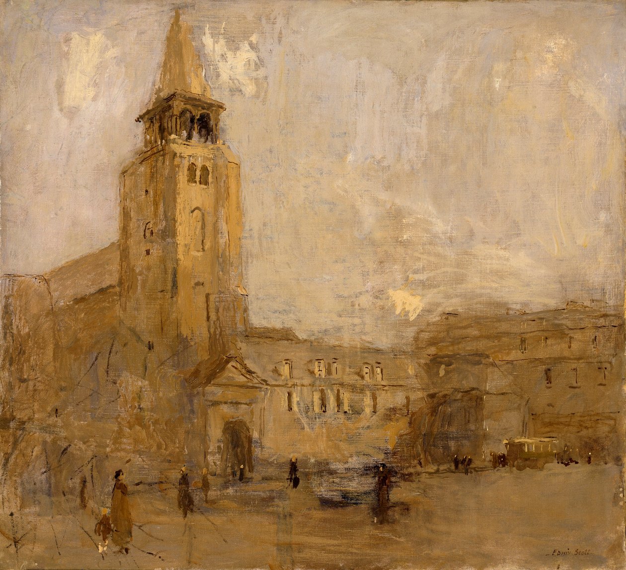 St. Germain des Pres nr. II door Frank Edwin Scott