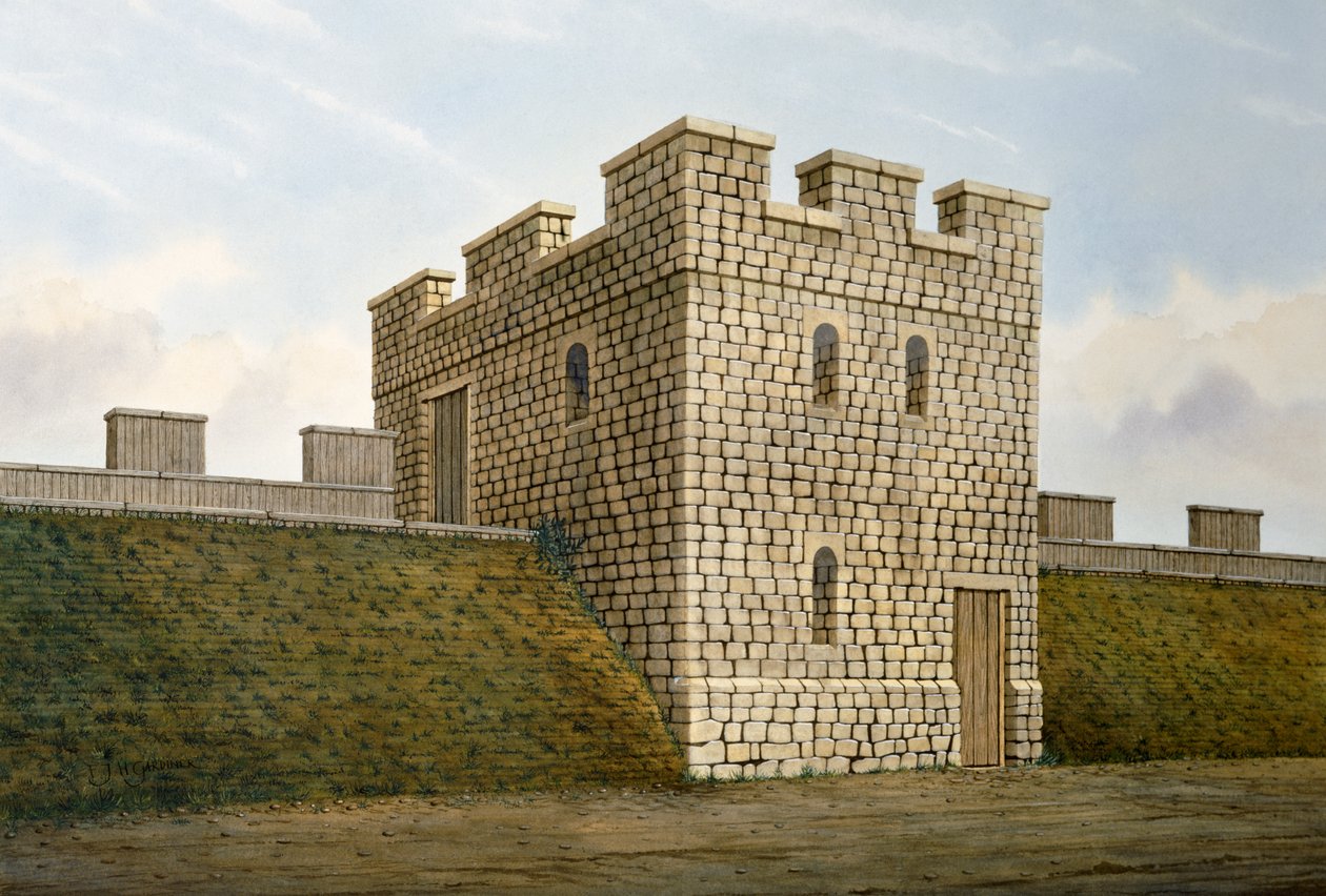Muur van Hadrianus: Banks East Turret door Frank Gardiner