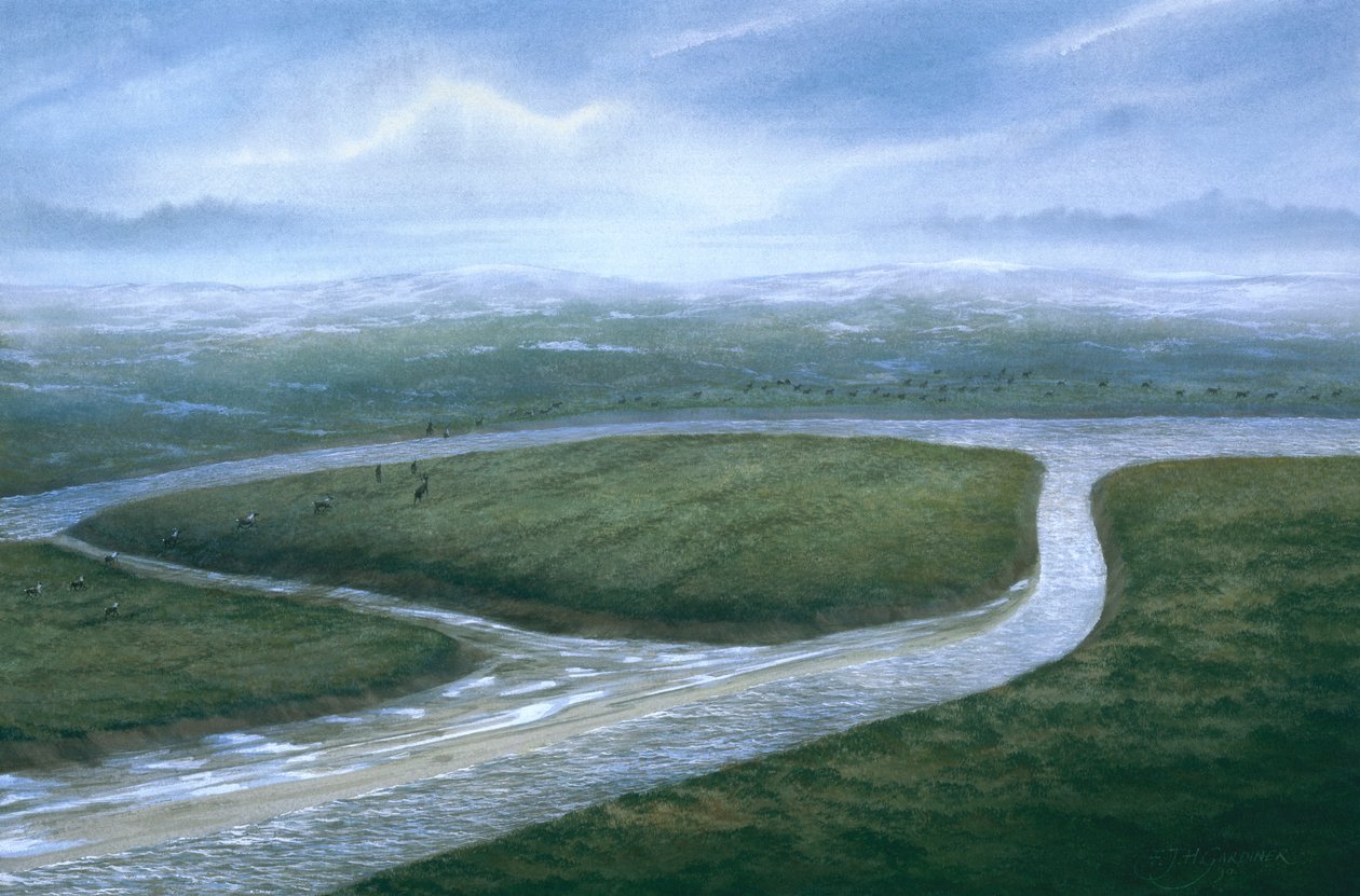 Vallei van de Rivier Colne, Zuid-Engeland, 8000 v.Chr. door Frank Gardiner