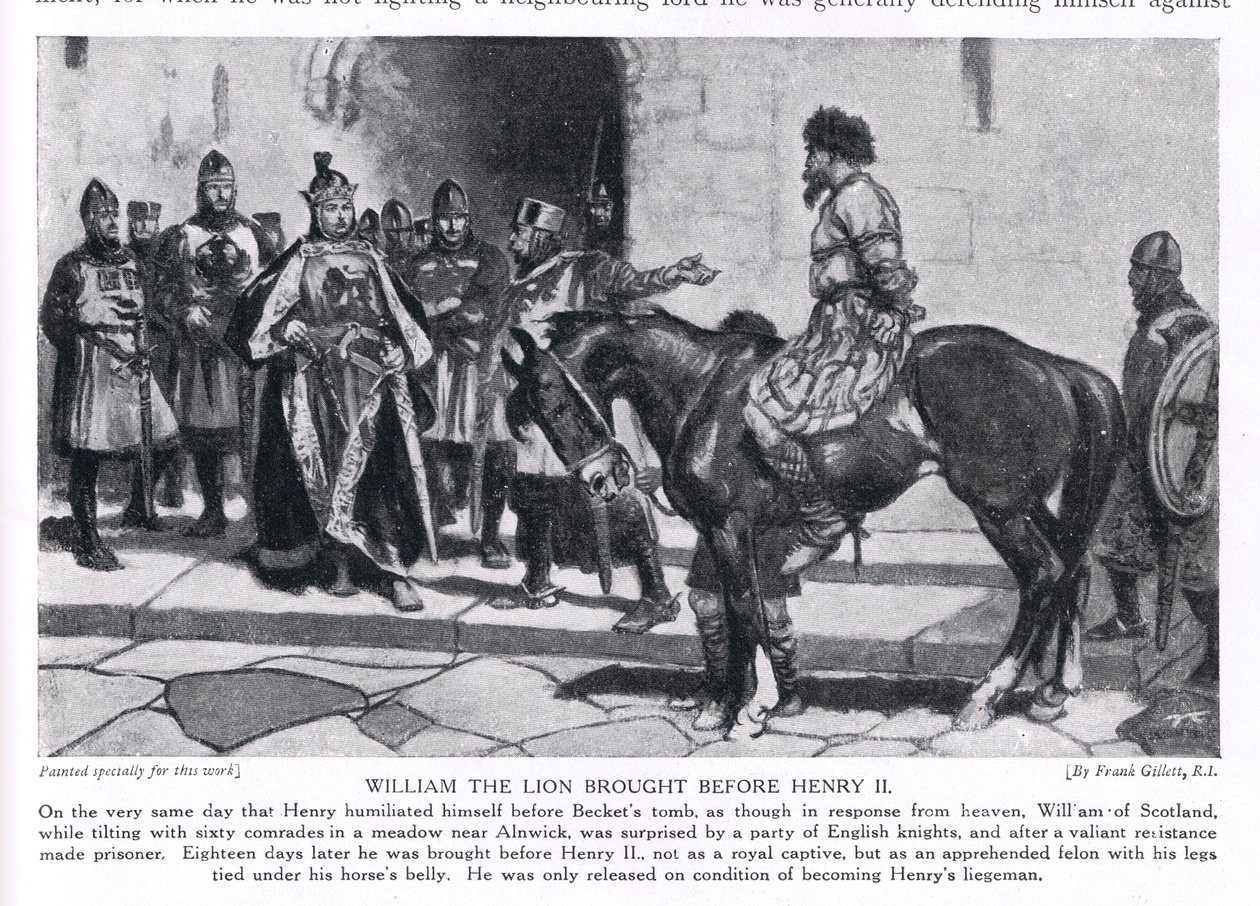 Willem de Leeuw voor Hendrik II, jaren 1920 door Frank Gillett