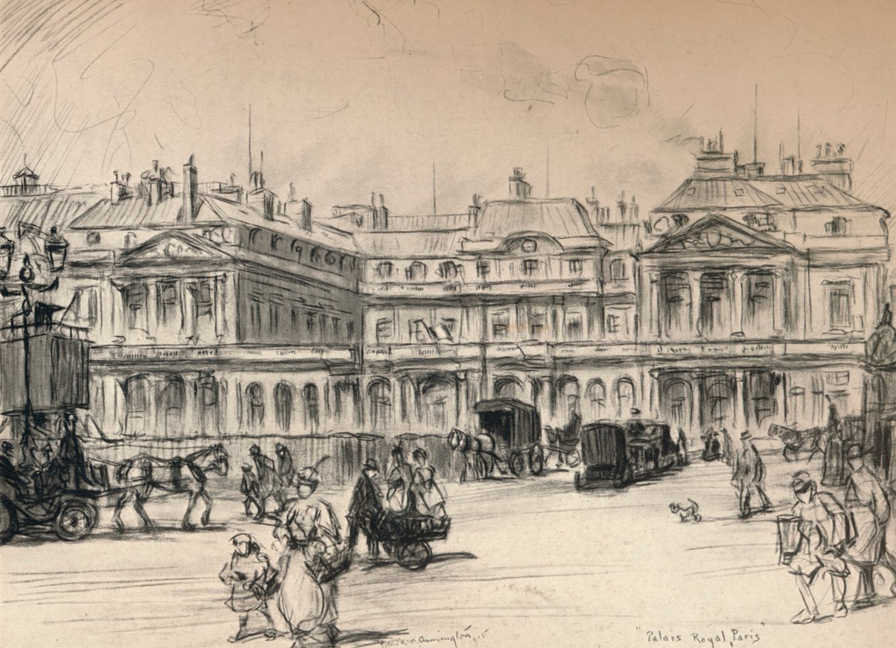 Het Palais-Royal, 1915 door Frank Milton Armington