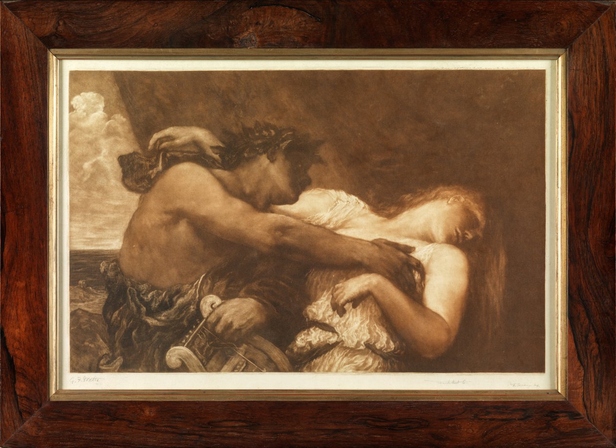 Orpheus en Eurydice door Frank Short