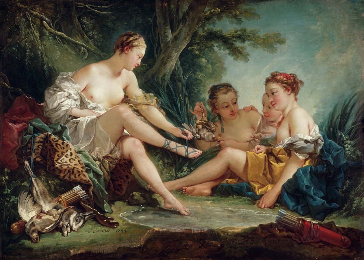 Diana na de Jacht door François Boucher