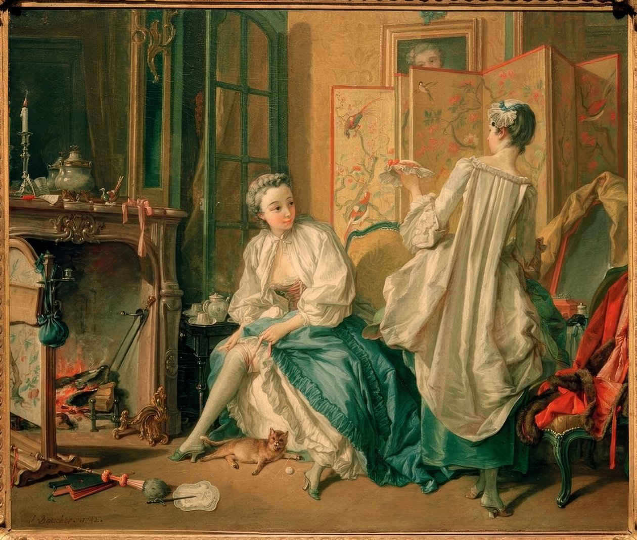 De toilet door François Boucher
