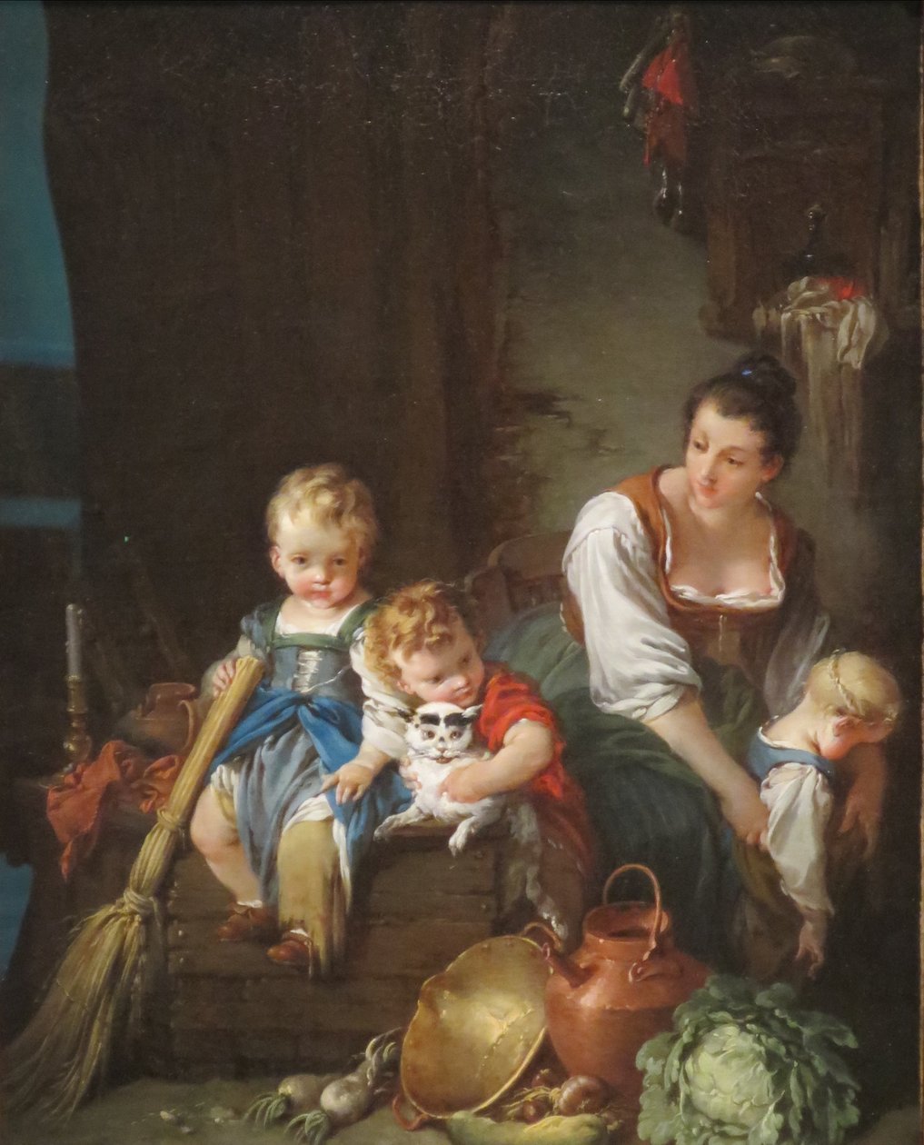 De Mooie Boerin door François Boucher