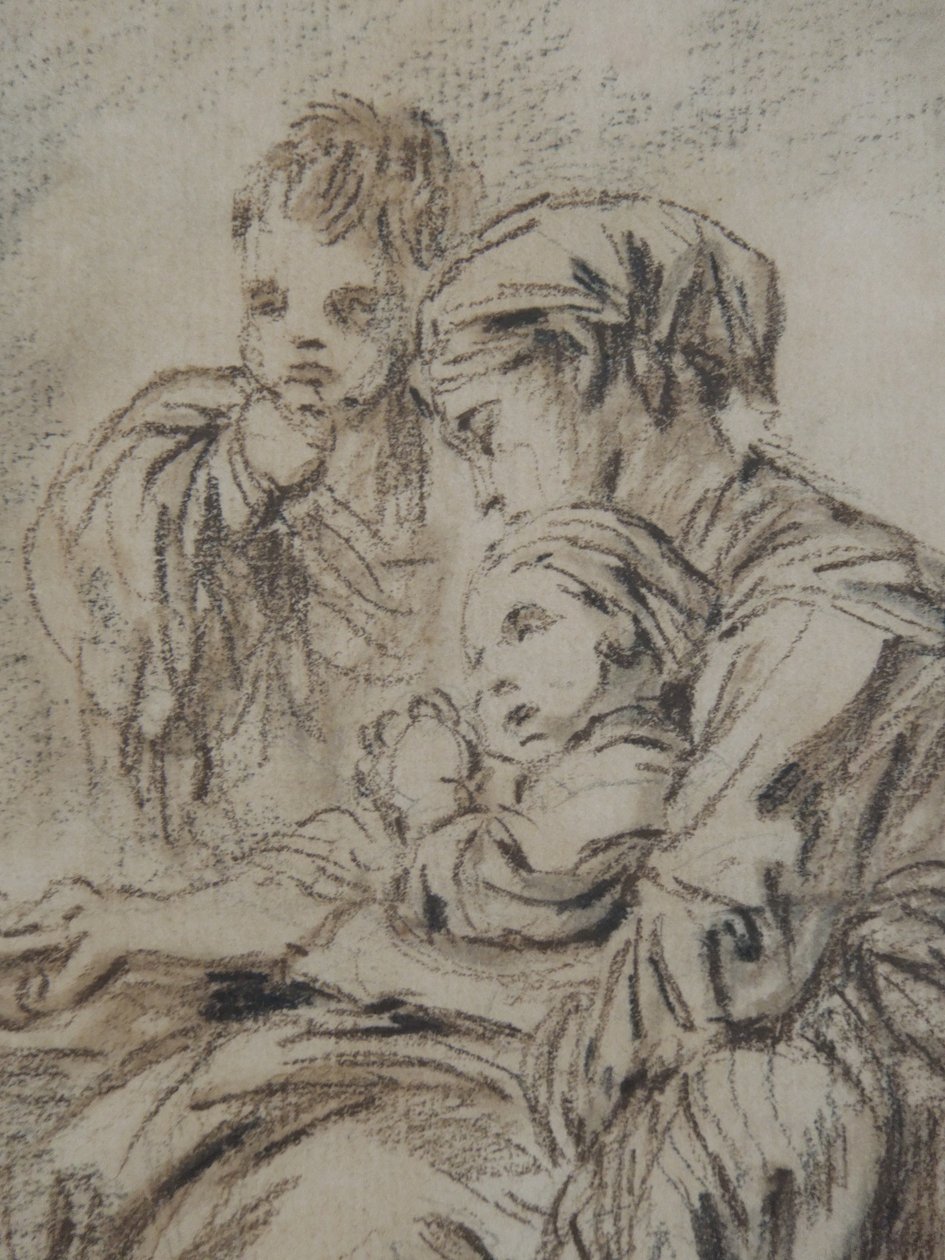 Jonge moeder door François Boucher