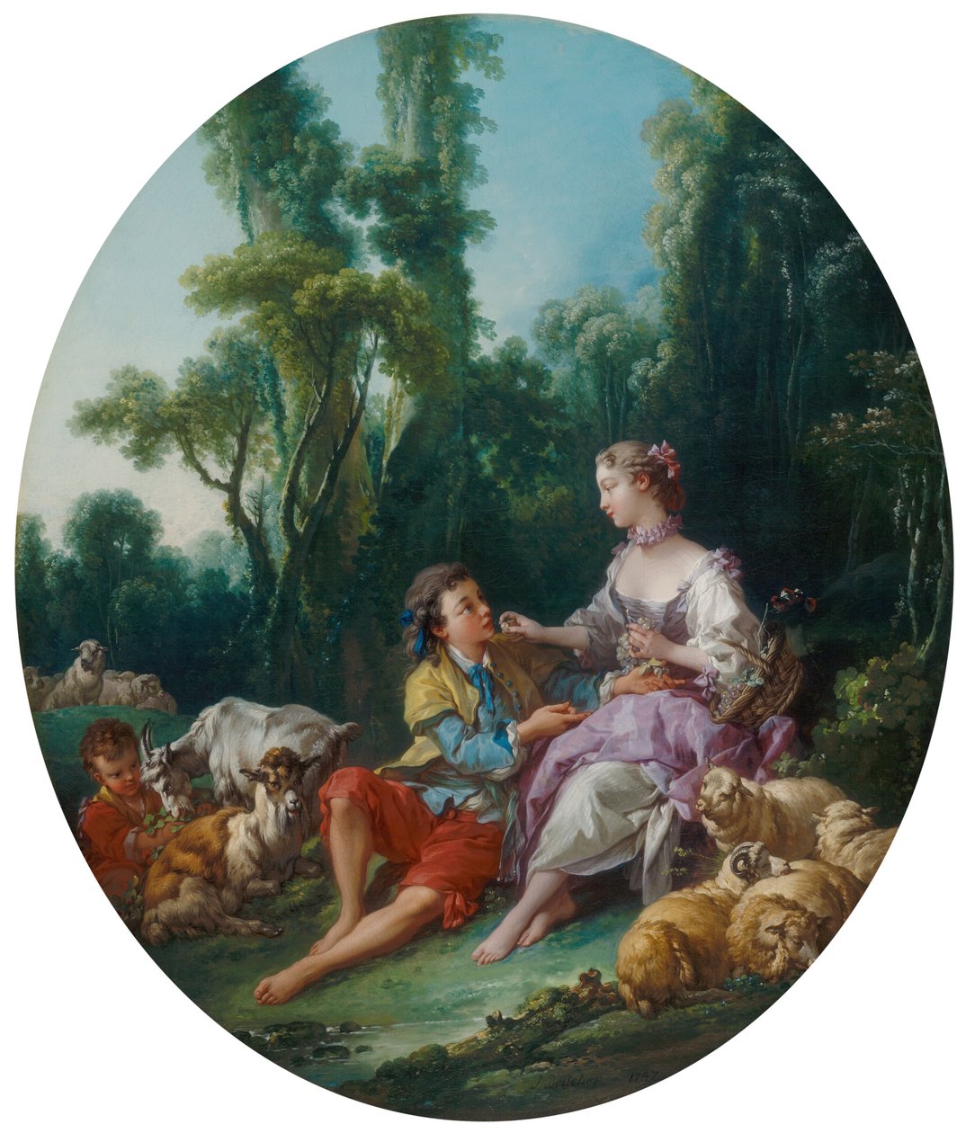 Denken ze aan de druif? (Pensent-ils au raisin?) door François Boucher