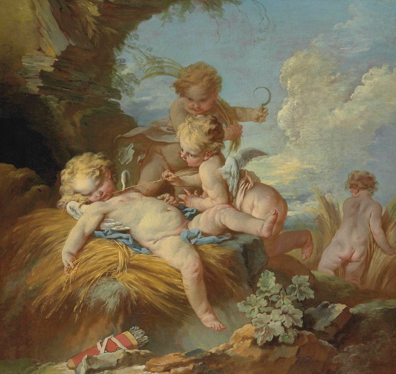 Boucher - De oogstende liefde, Ananoff en Wildenstein, 63 door François Boucher